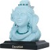 VOILA Lord Shree Shiv Ji Car Dashboard Idol Poly Marble and Wood 8x7x5 Decorative Showpiece